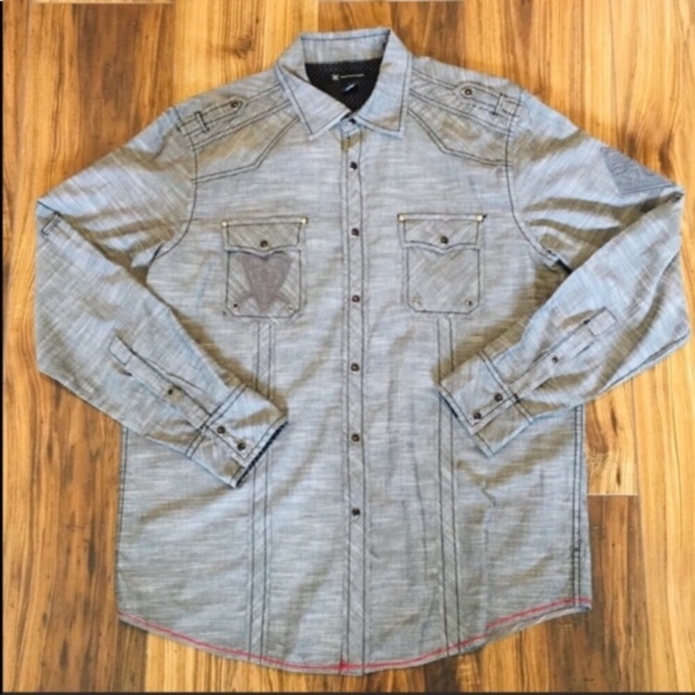 EUC INC Men’s Casual Button Down Shirt